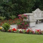 Ramside Hall Hotel Yardens and Bench